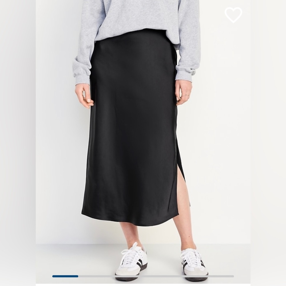 Old Navy NWT MIDI Slip Skirt